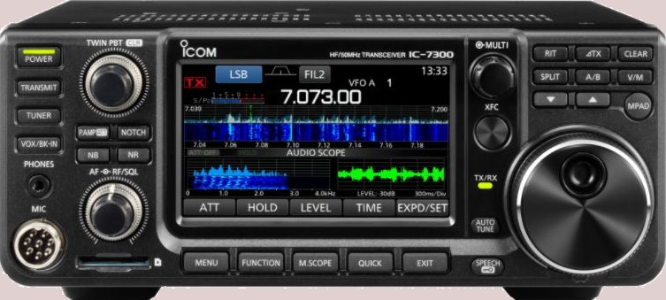 An IC-7300 Transceiver